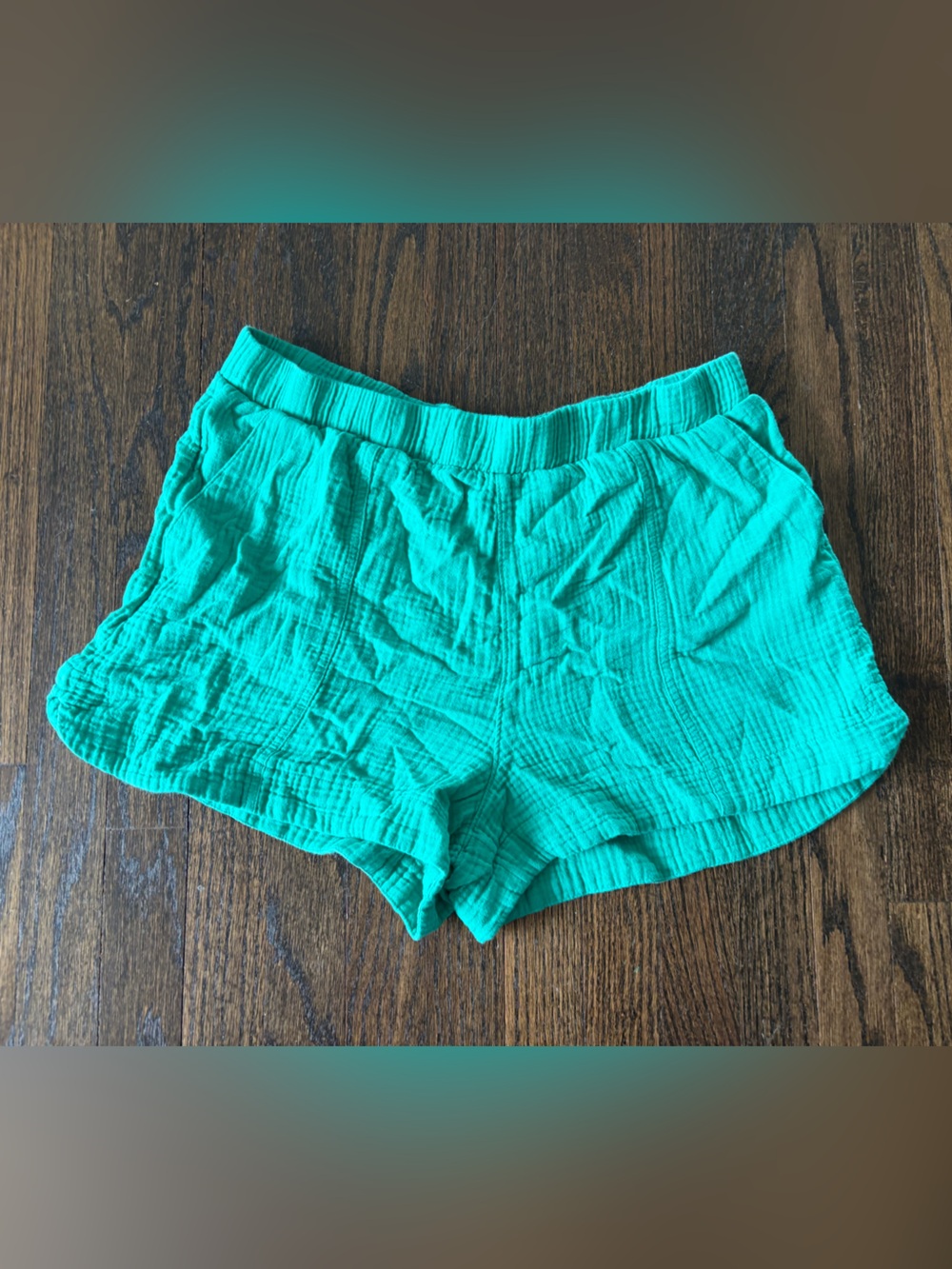 Universal Thread Teal Green Crinkle Lounge Shorts